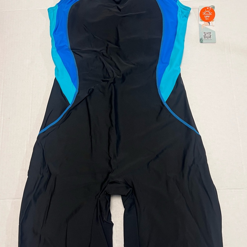 Black and Blue Swimsuit UPF 50+ My charmo size M